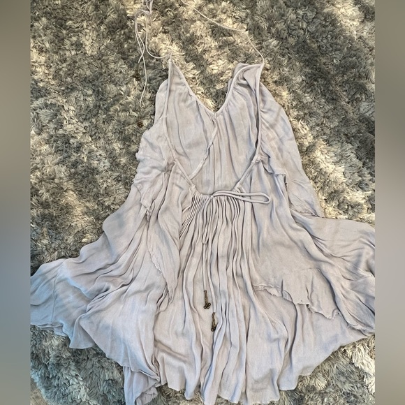 FREE PEOPLE GREY DRESS - Picture 3 of 6